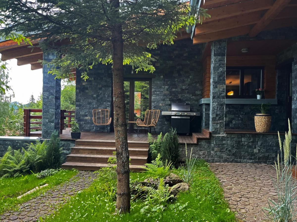 Bazalt Wellness Villa Harghita-Băi Exteriör bild